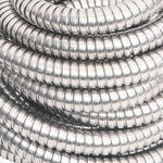 Garden Hose with Spray Nozzle Silver 0.6" 22.5 m Stainless Steel 154512