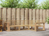 Outdoor Sofa Set 4 pcs White 191.5 x 132.5 x 73 cm 3387563