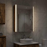 Bathroom Mirror Cabinet Smoked Oak 43 x 11.5 x 60.5 cm 889227