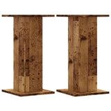 Speaker Stands 2 pcs Old Wood 30x30x60 cm Engineered Wood 852661