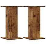 ZNTS Speaker Stands 2 pcs Old Wood 30x30x60 cm Engineered Wood 852661
