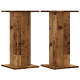 ZNTS Speaker Stands 2 pcs Old Wood 30x30x60 cm Engineered Wood 852661