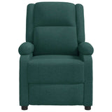 Recliner Chair Dark Green Fabric 342424