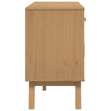 Sideboard OLDEN Brown 114x43x73.5 cm Solid Wood Pine 358603
