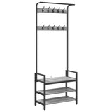 Coat Rack Grey Sonoma 75 x 34 x 184 cm Engineered wood 879956
