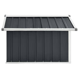 Garden Robot Lawnmower Shed 92x97x63 cm Galvanised Steel Anthracite 150909