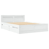 Bed Frame with Headboard without Mattress White 120x190 cm Small Double 3295604