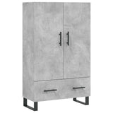 Highboard Concrete Grey 69.5x31x115 cm Engineered Wood 828264