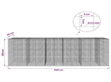 Gabion with 3.5 mm Wire and 5x5 cm Mesh 550x30x200 cm 3462293