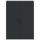 Wall-Mounted Cabinet Black 66 x 34.5 x 90 cm Engineered Wood 898906
