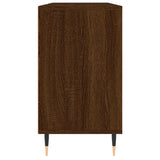 Bathroom Cabinet Brown Oak 80x33x60 cm Engineered Wood 831627