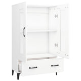 Highboard White 70x31x115 cm Engineered Wood 812555