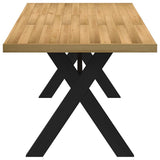 Dining Table NOAIN X-Shaped Legs 180x90x75 cm Solid Wood Pine 4100046