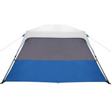 Family Tent with LED 6-Person Light Blue Quick Release 94307