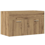 Bathroom Sink Cabinet Artisan Oak 90x38.5x46 cm Engineered Wood 856216