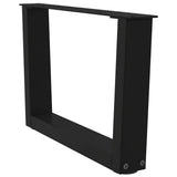 Coffee Table Legs V-Shape 2 pcs Black 60x cm Steel 4012612