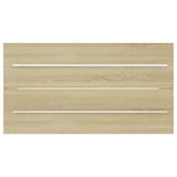 2 Piece Bathroom Furniture Set Sonoma Oak Engineered Wood 804848