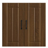 Kitchen Wall Cabinet Lucca Brown Oak Engineered Wood 853824