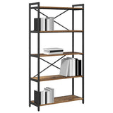 Bookshelf Old wood 80 x 30 x 155 cm Engineered Wood 868417