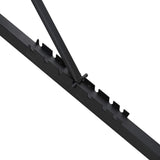 Weight Bench Manual Black 131 x 41 x 110 cm Steel 42007903