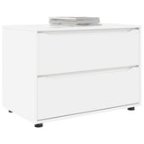 Storage Cabinet 80 x 48 x 57 cm Engineered Wood White 888817