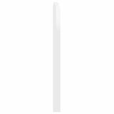 Headboard High Gloss White Engineered Wood 889609