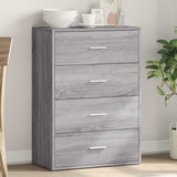 Sideboard Grey Sonoma 60x31x84 cm Engineered Wood 840504