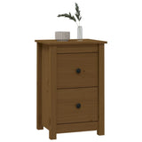 Bedside Cabinet Honey Brown 40x35x61.5 cm Solid Wood Pine 820952