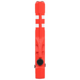 Folding Traffic Barrier Red 210x50x105 cm 150989