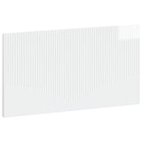 Wall-Mounted Headboard HOORN High Gloss White Engineered Wood 897419