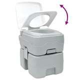 Portable Camping Toilet Grey 41.5 x 36.5 x 42 cm 42001427