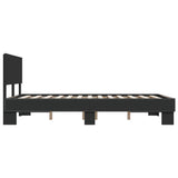 Bed Frame without Mattress Black 140x200 cm 3280192