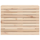 Laundry Basket 88.5x44x66 cm Solid Wood Pine 832319