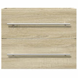 Sink Cabinet Sonoma Oak 60x38.5x48 cm Engineered Wood 856223