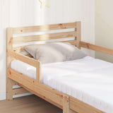 Bed Frame with Mattress Brown 80 x 200 cm Solid Pine Wood 3385955