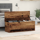Storage Box Old Wood 102 x 35 x 35 cm Engineered Wood 868720