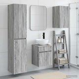Bathroom Furniture Set 3 pcs Grey Sonoma 33 x 34.5 x 160 cm 3406089