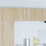 Hanging Cabinet Riga 2 pcs Sonoma Oak and White 30 x 31 x 40 cm 884119