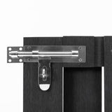 Garden Gate WPC 100x80 cm Grey 49082