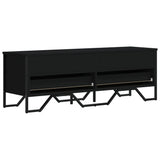 TV Cabinet Black 122x34x41 cm Engineered Wood 848579
