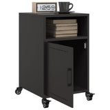 Bedside Cabinets 2 pcs Black 36x39x59 cm Steel 846717