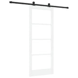 Sliding Door ORKDAL White and Black 83 x 202 cm 3332026