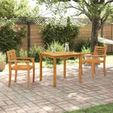 Garden Dining Set 3 pcs Brown Solid Acacia Wood 3375669
