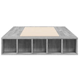 Bed Frame without Mattress Grey Sonoma 75x190 cm Small Single 3280536