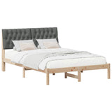 Bed Frame with Upholstered Headboard Brown 150 x 200 cm 3394394