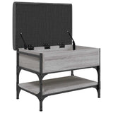 Shoe Bench Grey Sonoma 62x42x45 cm Engineered Wood 835190
