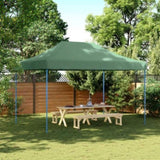 Foldable Party Tent Pop-Up Green 410x279x315 cm 4005008