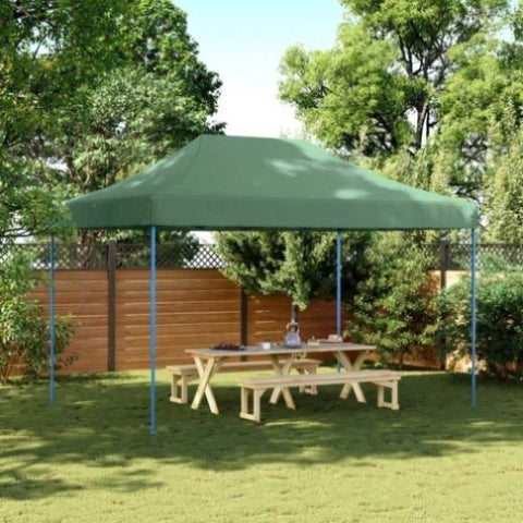 Foldable Party Tent Pop-Up Green 410x279x315 cm 4005008