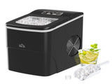 Countertop Ice Machine, 12Kg in 24 Hrs, 9 Cubes Ready in 8 Mins, Portable Ice Cube Maker with T3398P344672