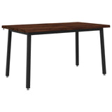 120 x 90 x 75 cm Solid Acacia Wood Dark Brown and Black 937544
